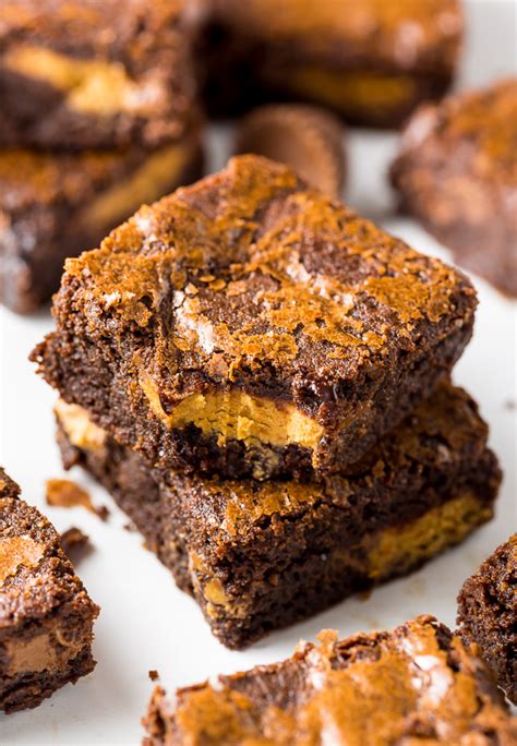 peanut-butter-cup-brownies-baker-by-nature image