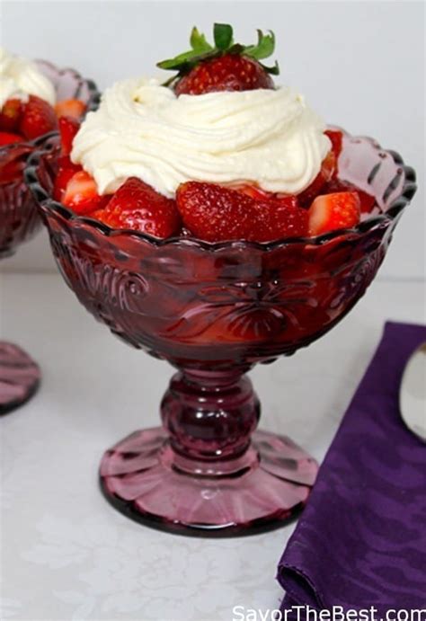 strawberries-with-marsala-and-sweetened-ricotta-savor image