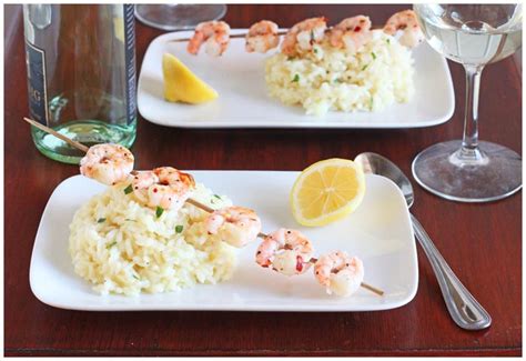 lemon-risotto-for-two-with-grilled-shrimp-dessert-for-two image