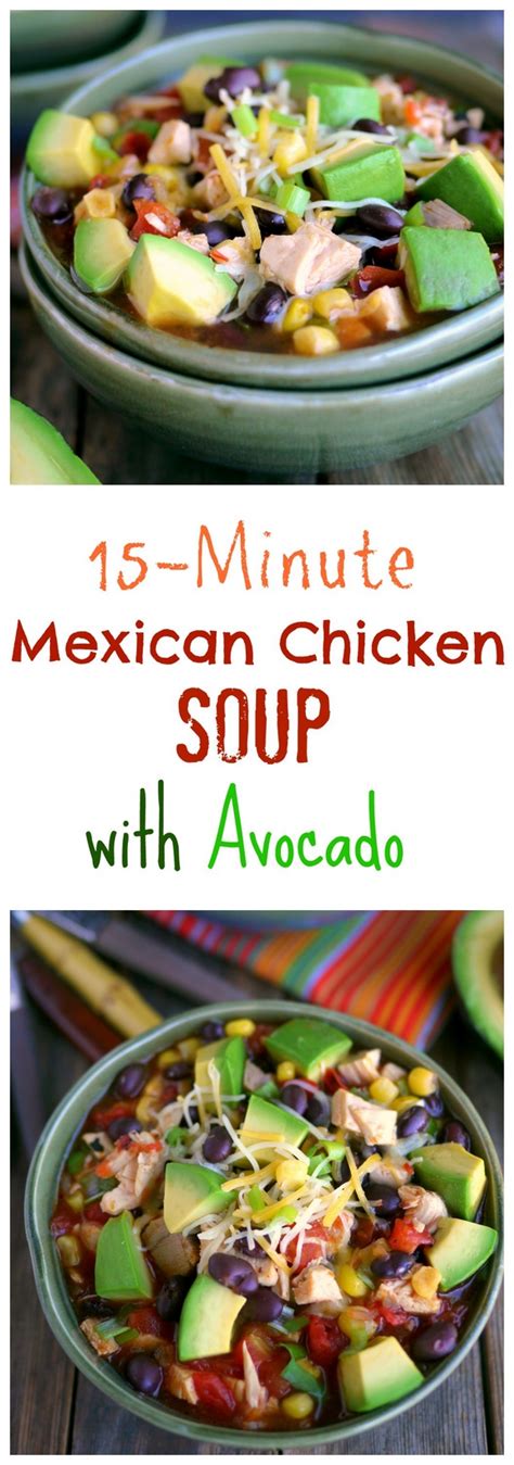 15-minute-mexican-chicken-soup-with-avocado image