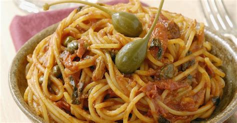 pasta-with-tomato-anchovies-and-capers-recipe-eat image