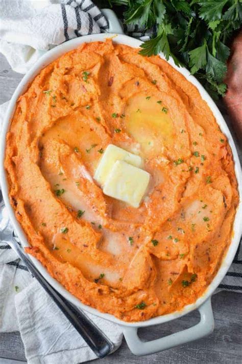 chipotle-maple-mashed-sweet-potatoes-butter-your image