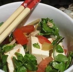 easy-tofu-salad-with-tuna-and-watercress-hoopiycom image