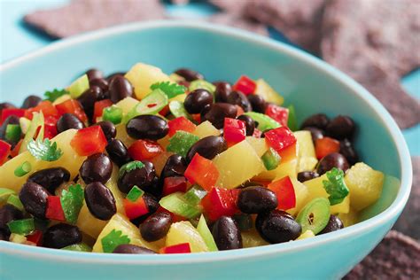 black-bean-salsa-with-pineapple-bushs-beans image