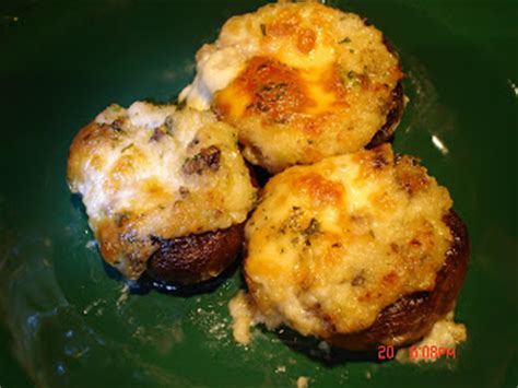 crab-jack-stuffed-mushrooms-in-garlic-butter image