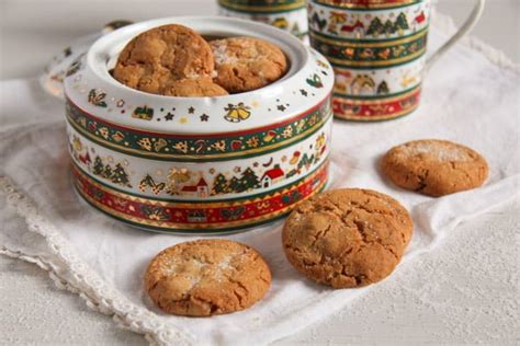 ginger-snaps-recipe-candied-ginger-cookies image