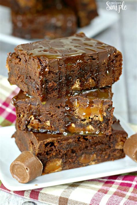 easy-rolo-brownies-recipe-recipes-simple image