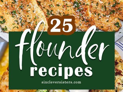 25-amazing-flounder-recipes-six-clever-sisters image