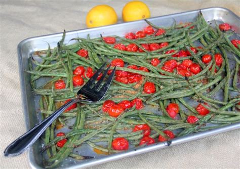 garlic-roasted-green-beans-and-tomatoes-southern image