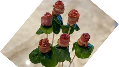 how-to-make-a-bacon-rose-bouquet-with-camila-alves image