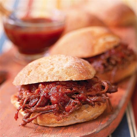 smoky-slow-cooker-bbq-brisket-sandwiches-eatingwell image