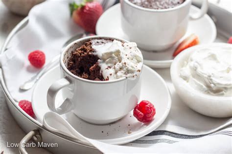 keto-chocolate-mug-cake-moist-and-delicious-low image