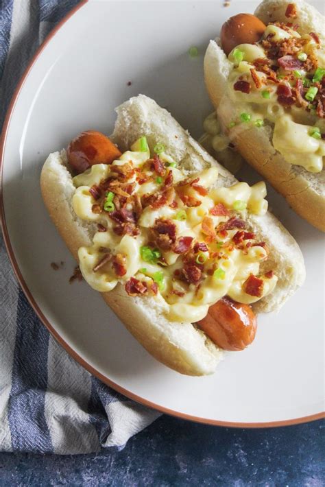 bacon-mac-cheese-hot-dogs-caseys-corner-style image