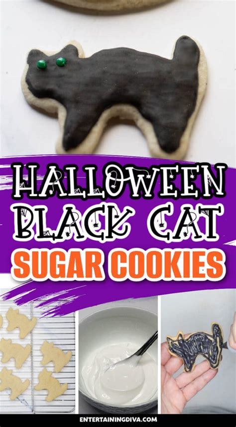 black-cat-sugar-cookies-entertaining-diva image