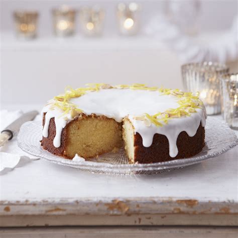 lemon-and-marzipan-drizzle-cake-dessert image