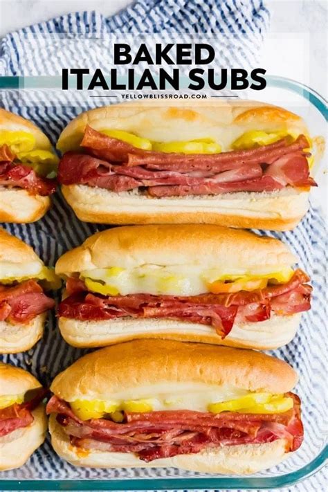 classic-baked-italian-sub-sandwiches-yellow-bliss-road image