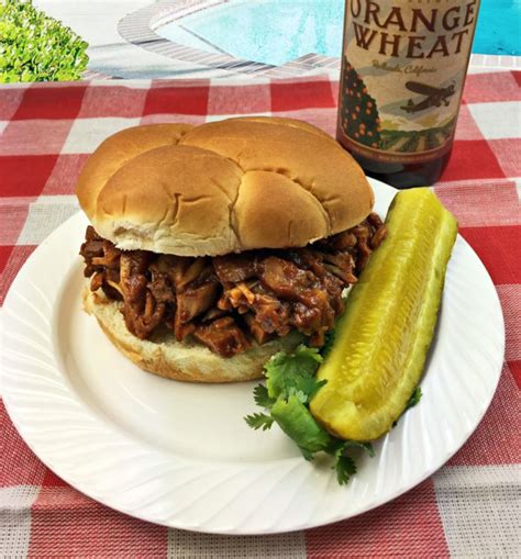 easy-slow-cooker-bbq-pulled-jackfruit-peaceful image