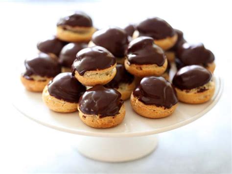 chocolate-cream-puffs-recipes-cooking-channel image