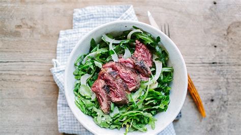 steak-and-arugula-salad-recipe-bon-apptit image