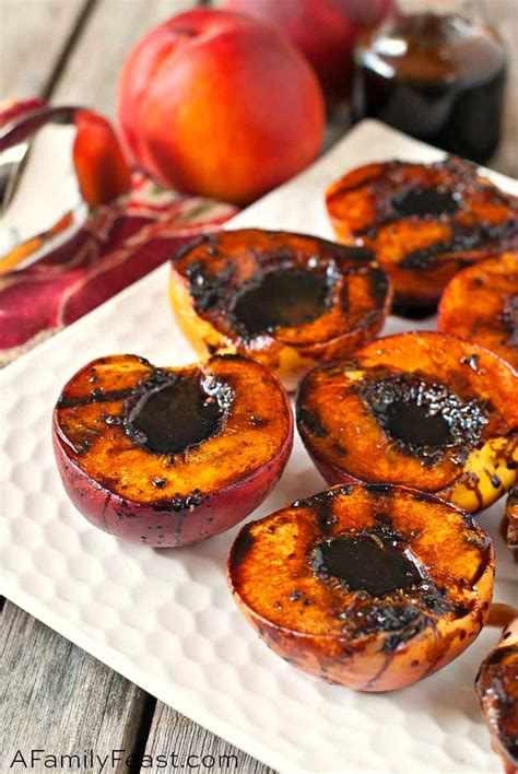 grilled-balsamic-peaches-a-family-feast image