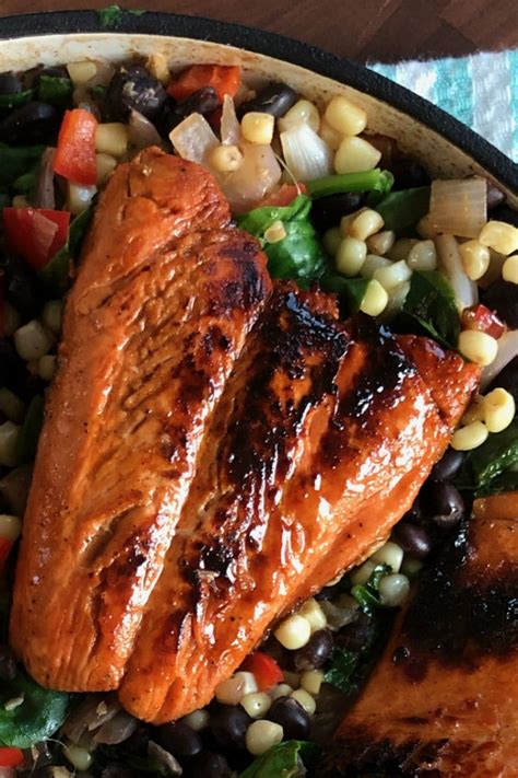 lime-and-honey-glazed-salmon-with-black-bean-and-corn image