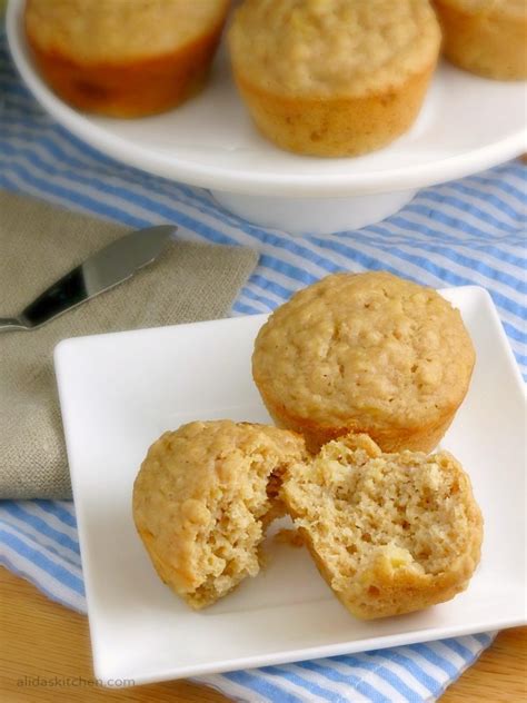 pineapple-oatmeal-muffins-alidas-kitchen image