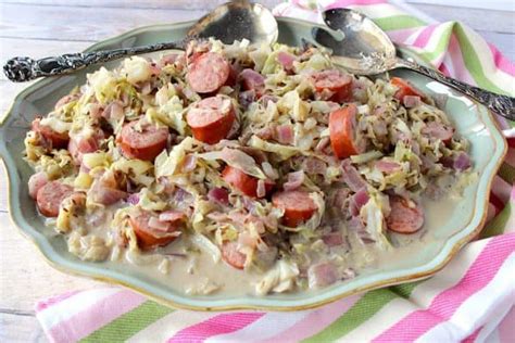 creamed-cabbage-with-caraway-and-sausage-kudos image