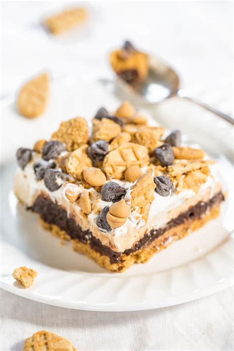 chocolate-peanut-butter-pudding-bars-averie-cooks image