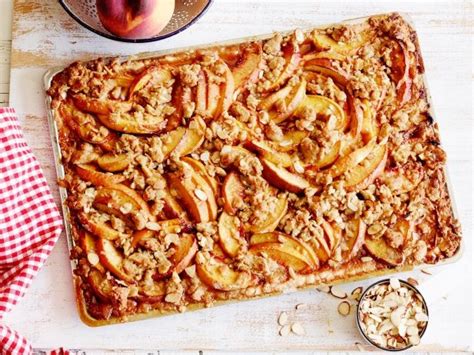 peach-streusel-slab-pie-recipe-food-network-uk image