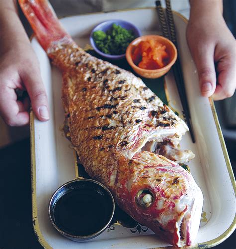 whole-red-snapper-with-ponzu-recipe-food-republic image