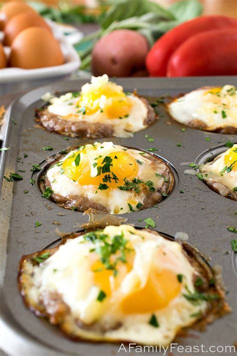 baked-sausage-egg-cups-a-family-feast image