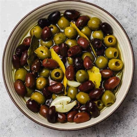 easy-marinated-olives-recipe-well-seasoned-studio image