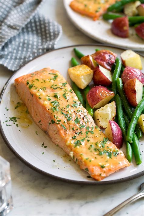 baked-salmon-with-buttery-honey-mustard-sauce image