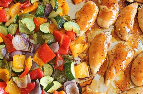 sheet-pan-sweet-and-sour-chicken-and-veggies image