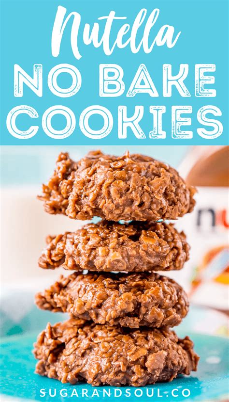 nutella-no-bake-cookies-recipe-sugar-and-soul-co image