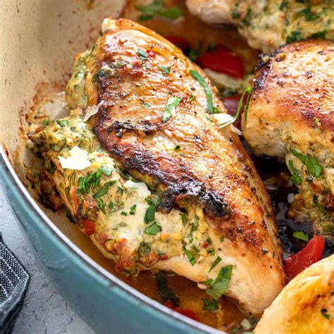 stuffed-chicken-breast-with-sun-dried-tomatoes image