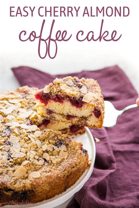 cherry-almond-coffee-cake-easy-dessert-the-busy image