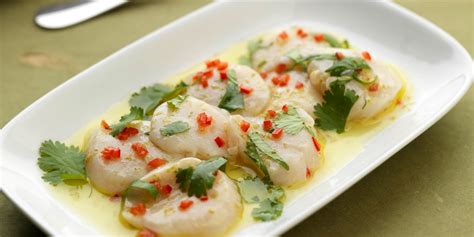 scallop-carpaccio-with-basil-coriander-mint-and-lime image