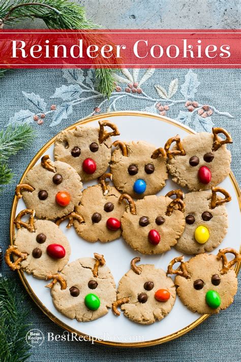rudolph-peanut-butter-cookies-reindeer-for-christmas image