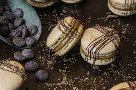 chocolate-macarons-with-decadent-chocolate-ganache image
