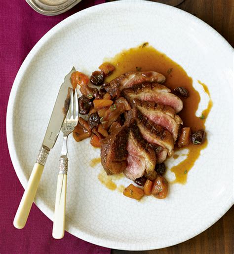 duck-breast-with-dried-fruit-vin-santo-recipe image