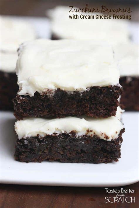 zucchini-brownies-with-cream-cheese-frosting image