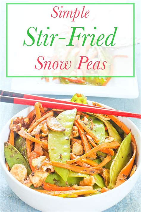 stir-fry-snow-peas-with-carrots-vegan image