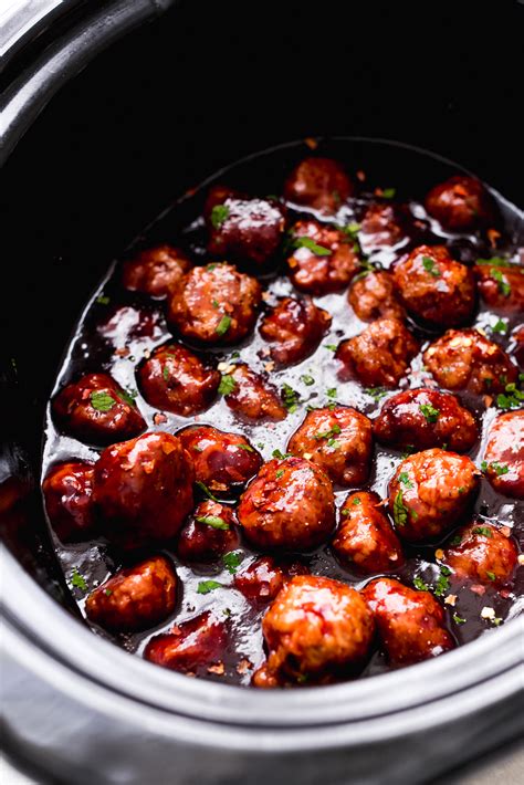 slow-cooker-honey-chipotle-meatballs-recipe-little image