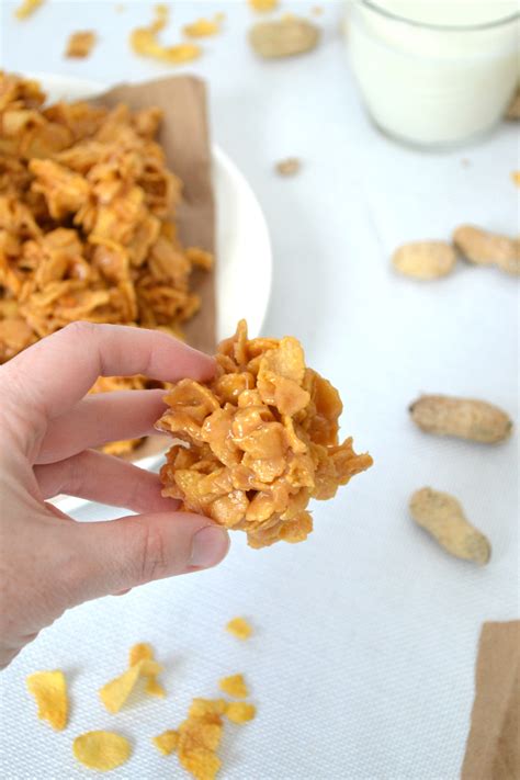 peanut-butter-corn-flake-candy-southern-made-simple image