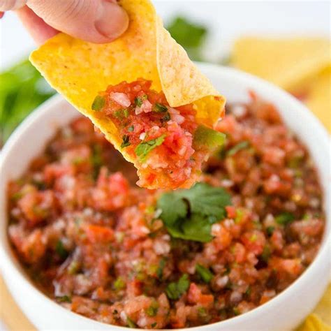 the-best-fresh-homemade-salsa image