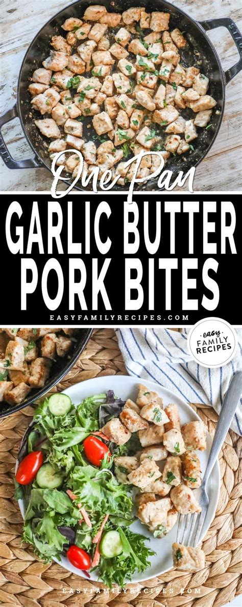 garlic-pork-bites-easy-family image