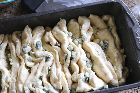 sourdough-blue-cheese-pull-apart-loaf-the-baking image