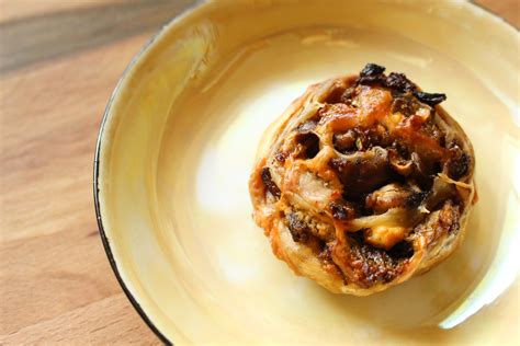 mushroom-caramelized-onion-tarts-suzie-the-foodie image