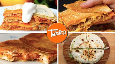 loaded-cheesy-quesadillas-7-ways-twisted-youtube image
